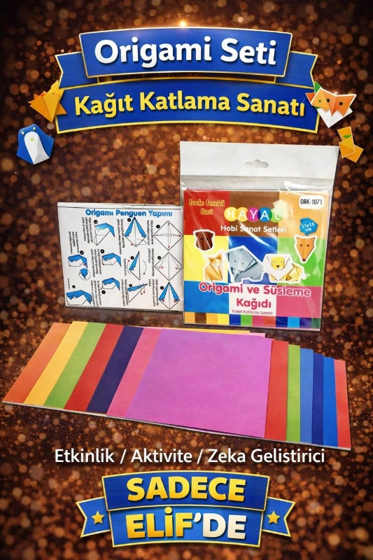 ORİGAMİ SETİ / 12Lİ PAKET